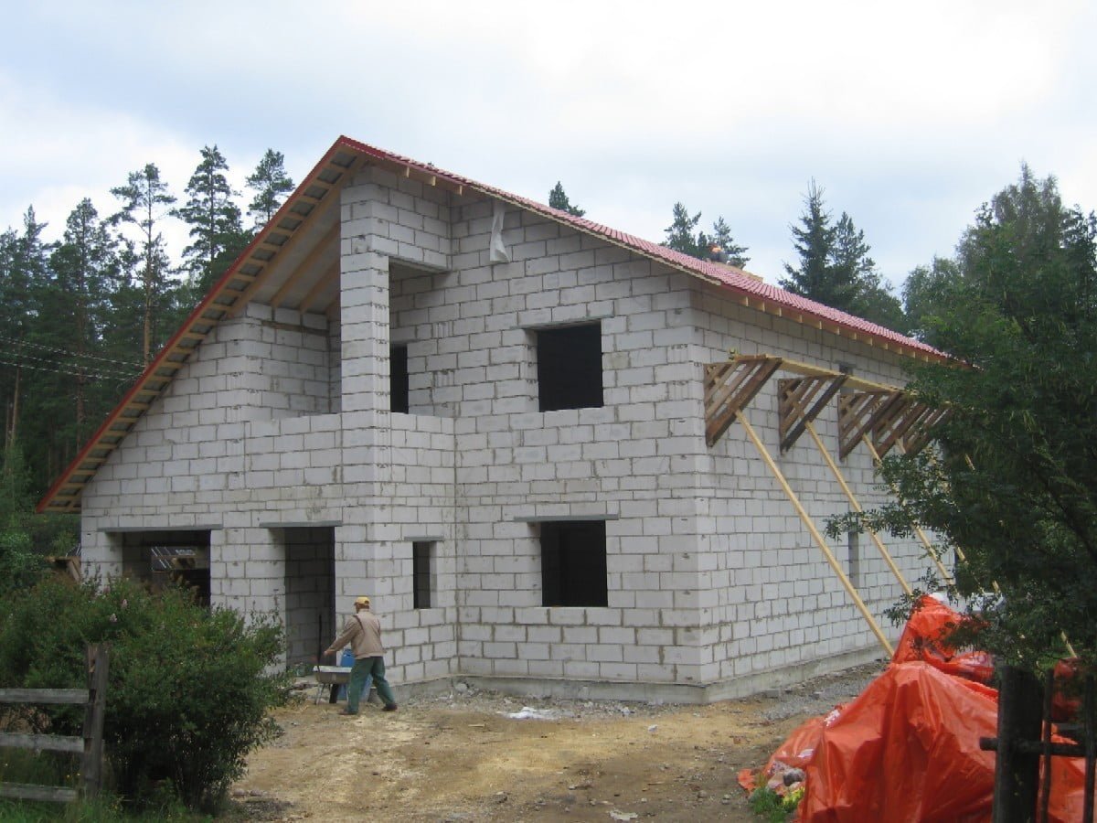 Строительство дома из газоблока