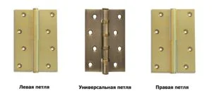 выбор дверных петель