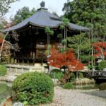 Зона отдыха в саду в японском стиле