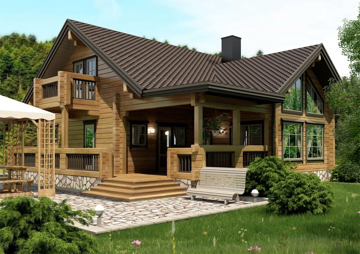 Доступные проекты деревянных домов