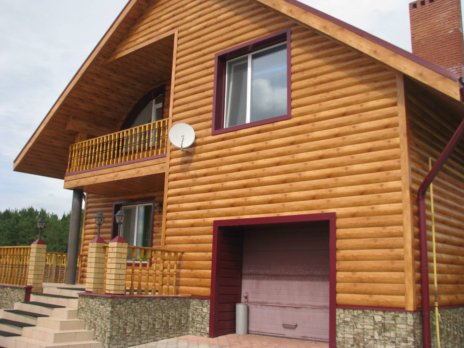 облицовка фасадов деревянных домов